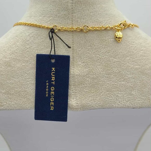 Pink Enamel Gold Tone Eagle Pendant Necklace NWT!  NEW! - Picture 6 of 9